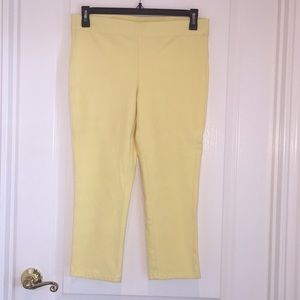 Crop stretch pants